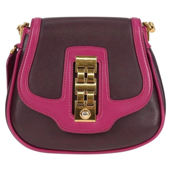 LOUIS VUITTON Art Deco Trapezio Shoulder Bag Leather Pink M97085 Auth 125367AV - Picture 2 of 16